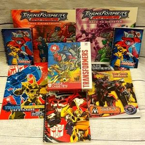 Transformers Optimus Prime Bumblebee Puzzle Books Authentic Officially Licensed